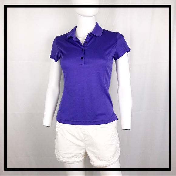 ⛳️ Adidas Brand, Climalite, Purple, Collared Shirt - Picture 2 of 7